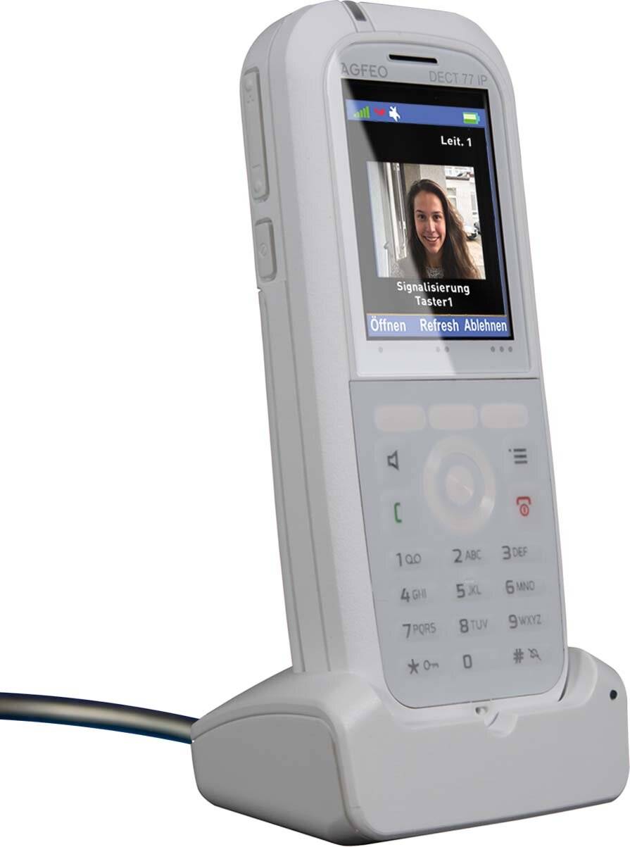 AGFEO DECT 77 IP - Schnurloses Erweiterungshandgerät-7