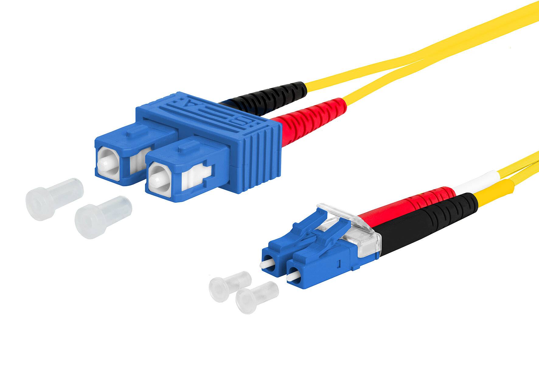 METZ CONNECT OpDAT Patchkabel, SC-D/LC-D OS2, 2 m-2