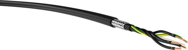 K+L YSLYCY-JZ 5x1,5swTr.500 Steuerltg.0,6/1kV sw 5x1,5sw 1,5 mm², 12,9 mm, 258 mm