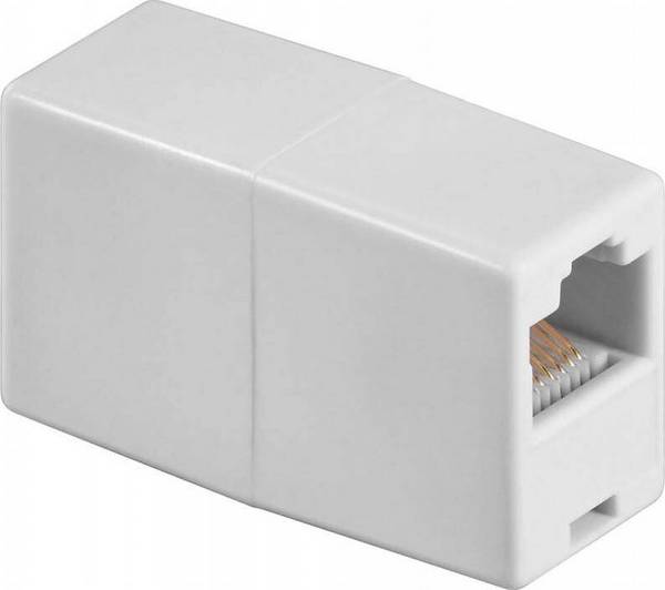 Goobay ISDN RJ45 Kupplung ws,Bu/Bu 93058
