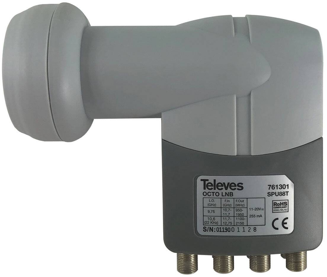TELEVES - Preisner SPU88T, 200 mA, 4 cm, Anthrazit-1