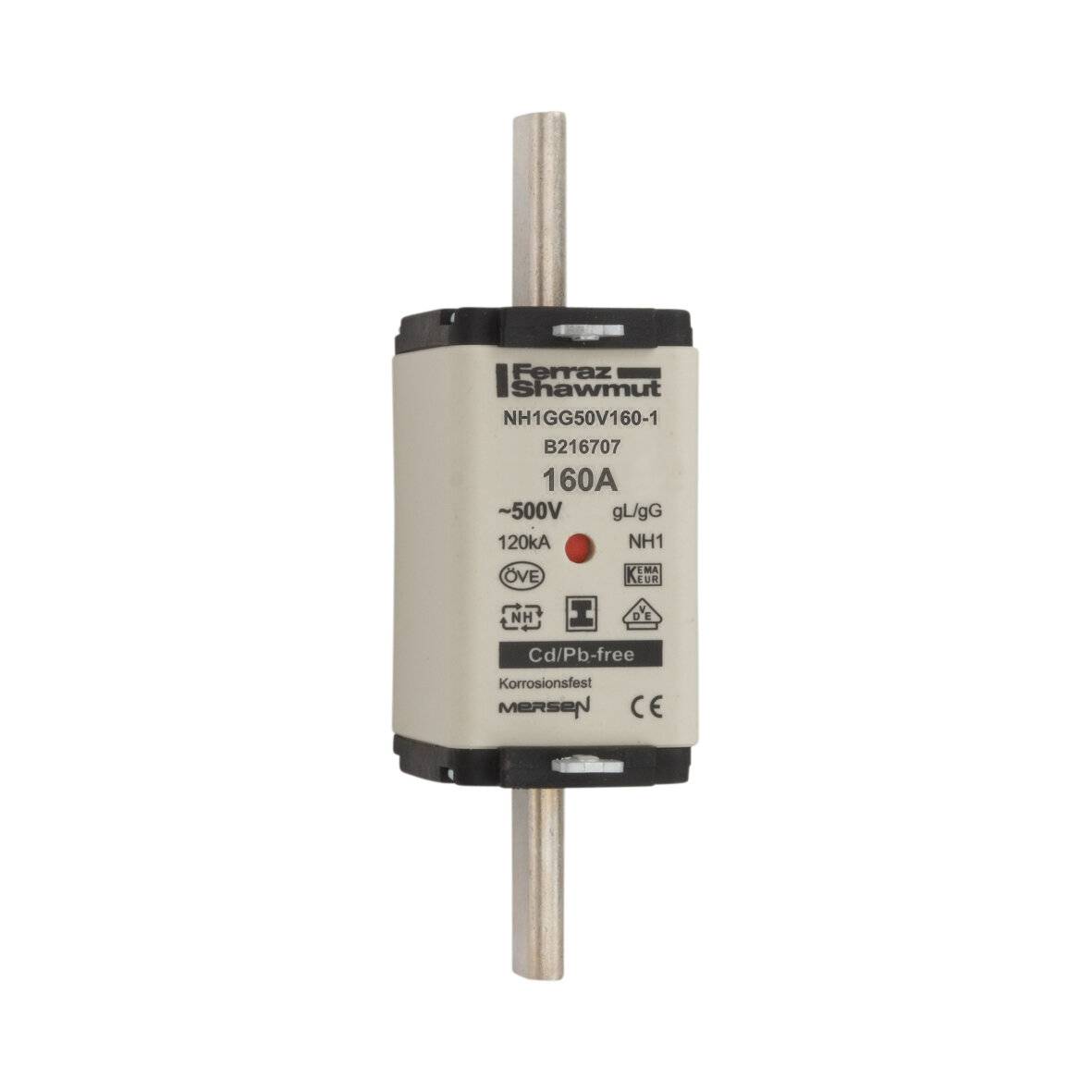 Mersen NH-Sicherungseinsatz SG NH1GG50V160-1-1