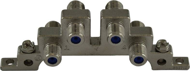 Televes 401111, HF, F-Typ, F-Typ, Weiblich, Weiblich, Metallisch-1