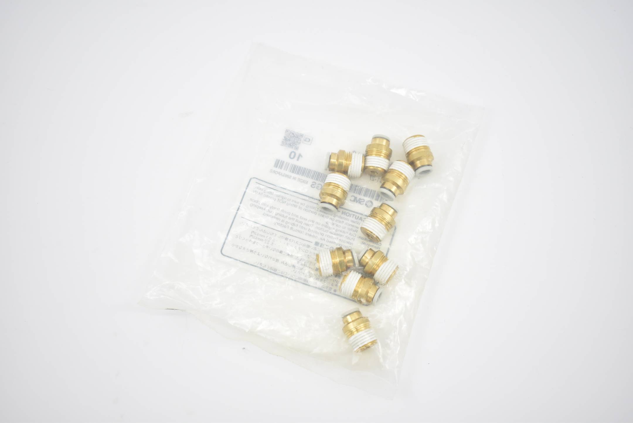 SMC Verschraubung gerade m. Innensechskant KQ2S06-02AS ( KQS1-27 ) VE 10 Stück-1