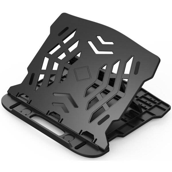 Laptophalter drehbar Kunststoff schwarz.-0