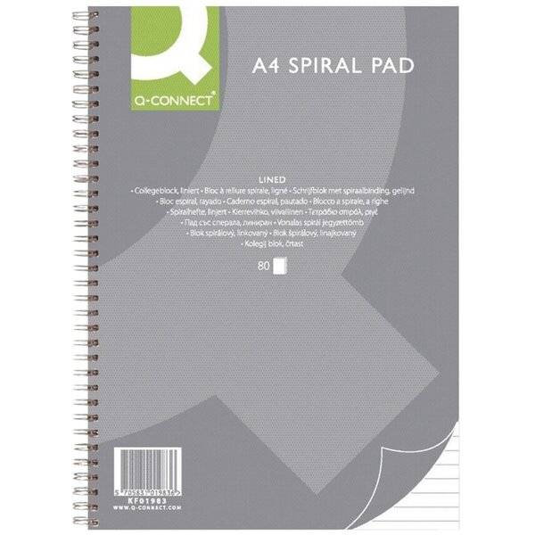 Collegeblock - A4 80 Blatt 70 g/qm liniert.-0