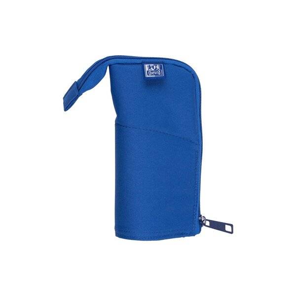 Oxford Schlamper-Etui "Stand-Up", Polyester, blau-0