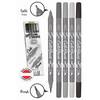 ONLINE - Calli.Brush Double Grey Brush-Pens farbsortiert 5 St.
