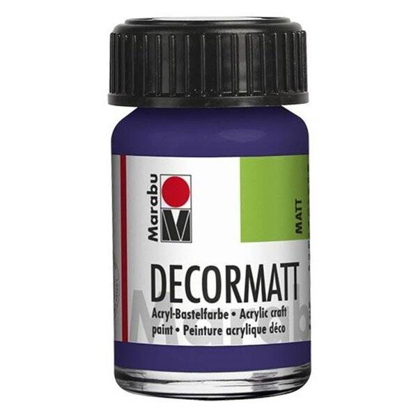 Decormatt Acryl - Violett dunkel 051 15 ml.