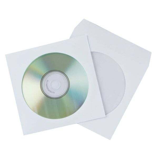 CD-Papierhüllen - weiß.