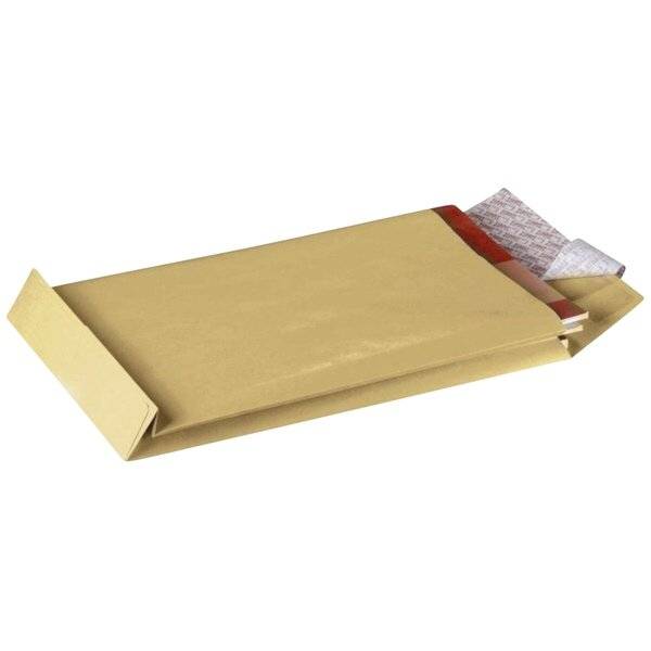 Faltentaschen Recycling - C4 ohne Fenster 40 mm-Falte Klotzboden haftkebend 125.-0