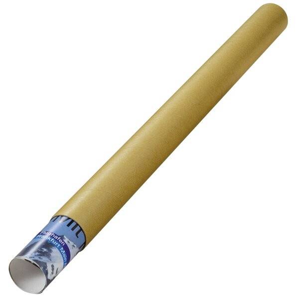 Versandrohre mit vormontierten Verschlusskappen - Ø 50 x 750 mm braun 24 Stück.