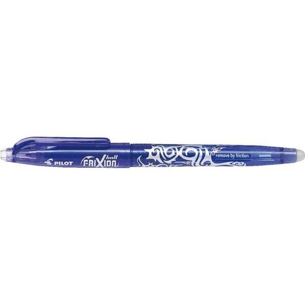 Tintenroller FriXion Ball 0.5 - 0,3 mm blau radierbar.