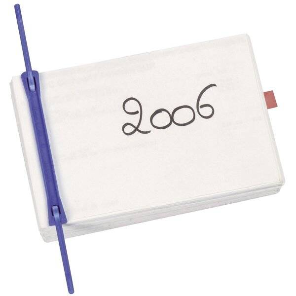 E-Clip Archivbinder - 8 cm 100 Stück blau.-1