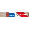 Tintenrollermine FriXion BLS-FR10 - 0,5 mm rot 3er Pack.