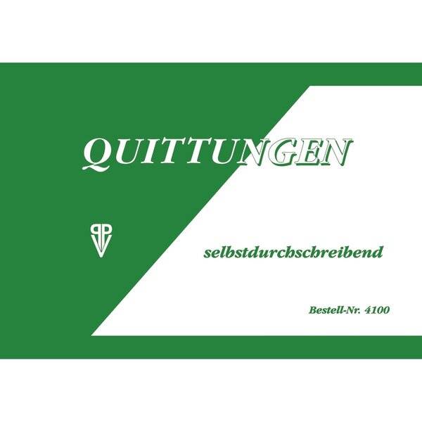 Quittung - A6 2x 40 Blatt SD.