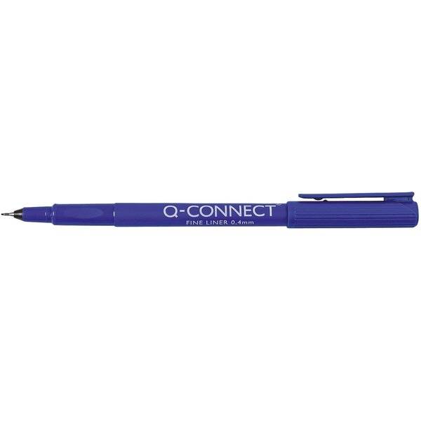 Feinschreiber 0,4 mm blau.
