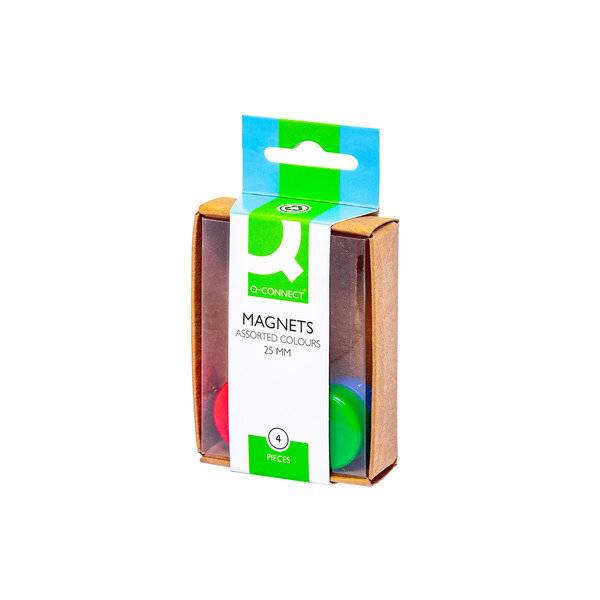 Haftmagnete - Ø 25 mm sortiert 4 Stück.