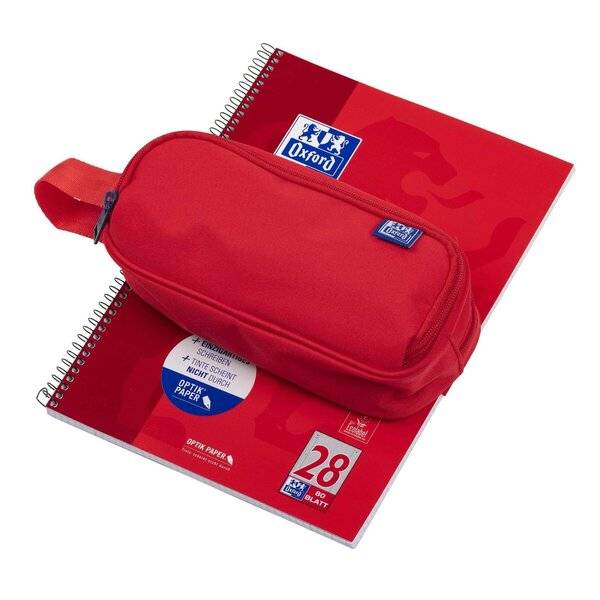 Oxford Schlamper-Etui "B-Smart", Polyester, rot-1