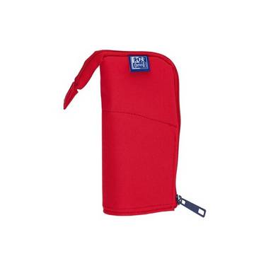 Oxford Schlamper-Etui "Stand-Up", Polyester, rot