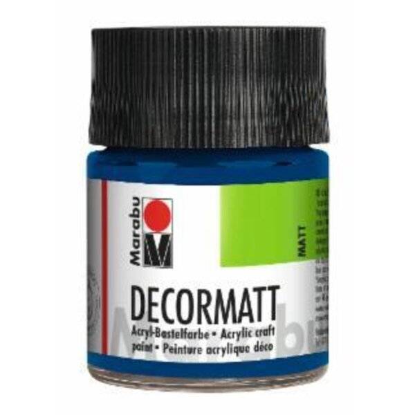 Decormatt Acryl - Dunkelblau 053 50 ml.