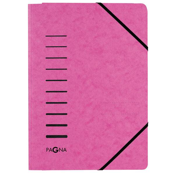 Gummizugmappe - A4 150 Blatt Presssan dunkelrosa.
