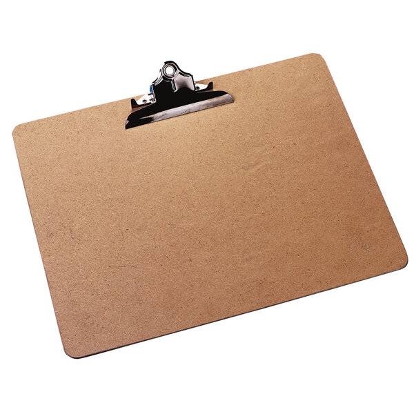 Klemmbrett - A3 quer Holz braun.