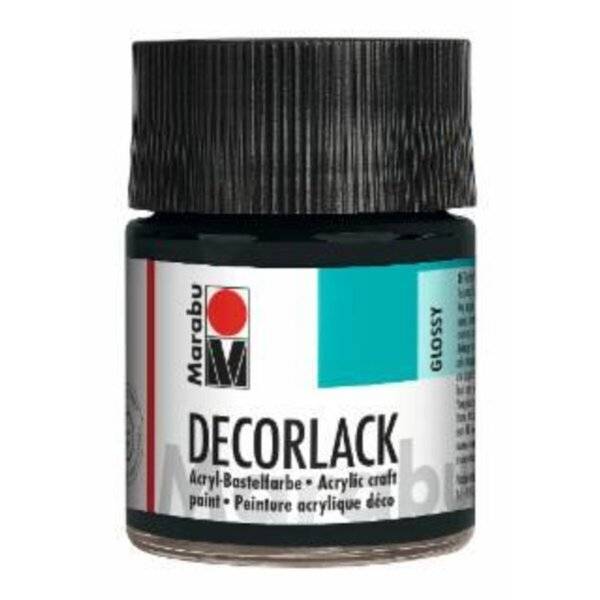 Decorlack Acryl - Schwarz 073 50 ml.-0