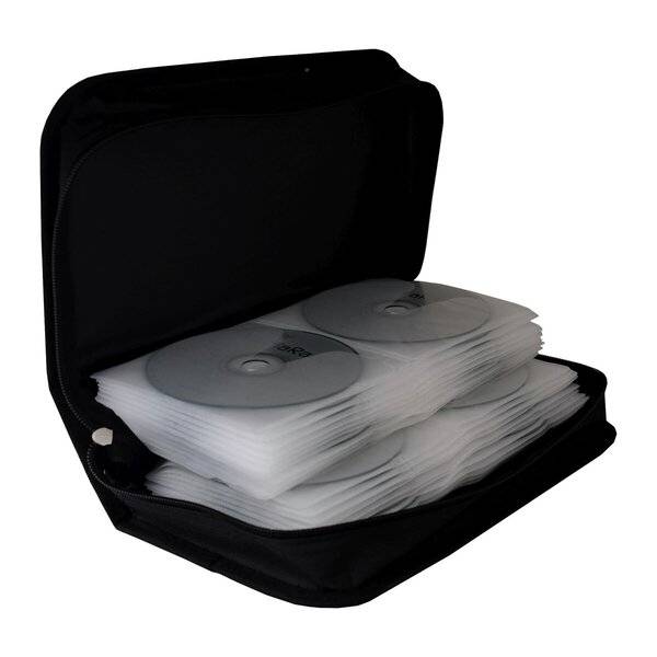 Archivierungsmappe für 96 Discs Nylon schwarz.-1