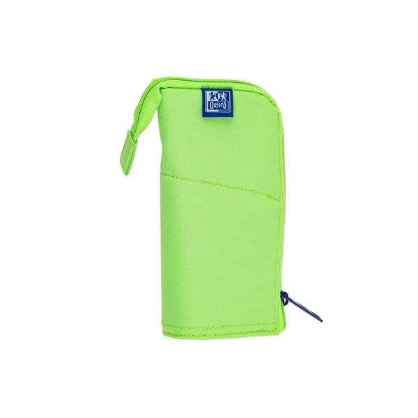 Oxford Schlamper-Etui "Stand-Up", Polyester, hellgrün-0
