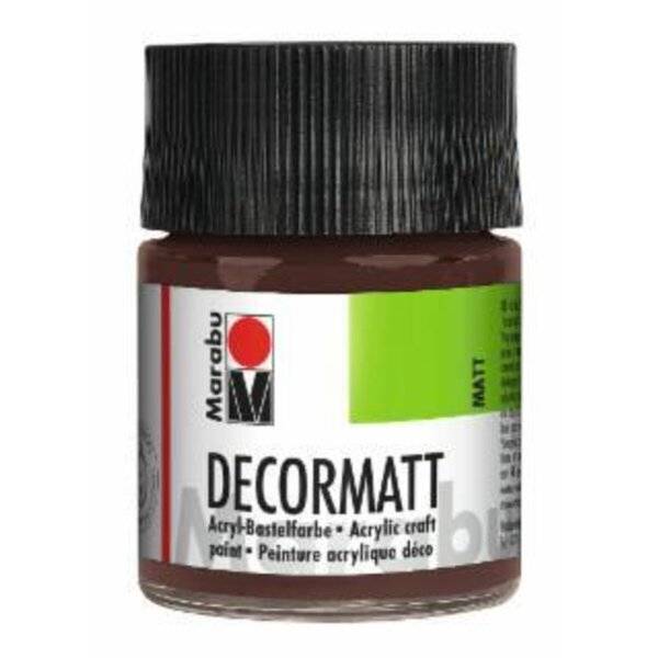 Decormatt Acryl - Mittelbraun 040 50 ml.