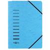 Gummizugmappe - A4 150 Blatt Presssan hellblau.