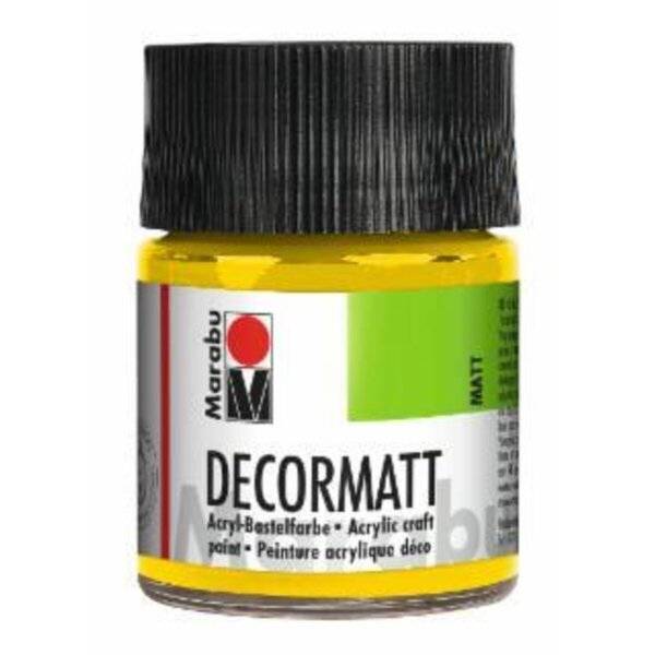 Decormatt Acryl - Gelb 019 50 ml.