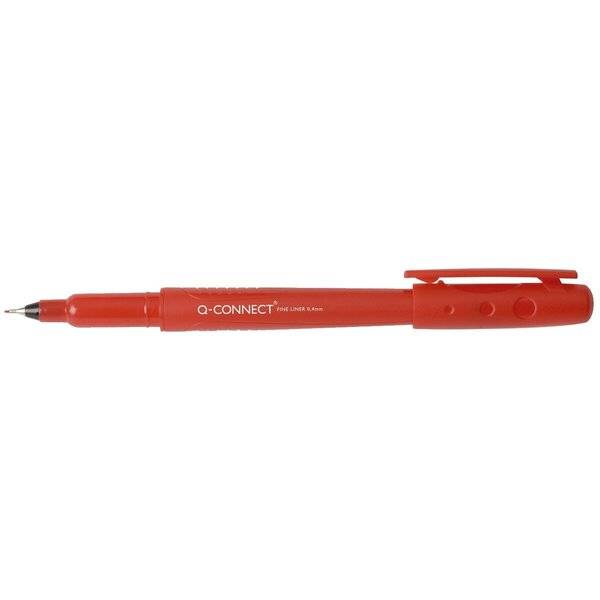 Feinschreiber 0,4 mm rot.