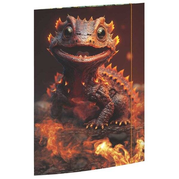 Gummizugmappe - A3 Dragon.-0