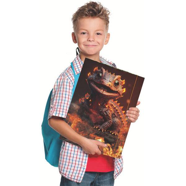 Gummizugmappe - A3 Dragon.-1