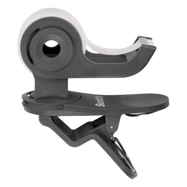 Scotch Handabroller Clip & Twist, dunkelgrau, bestückt-1