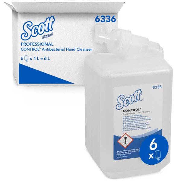 Antibakterielle Waschlotion - Kartusche 6 x 1000 ml.