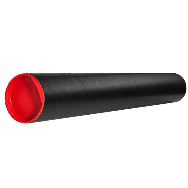 Versandhülse - Ø 100 x 1030 mm schwarz.