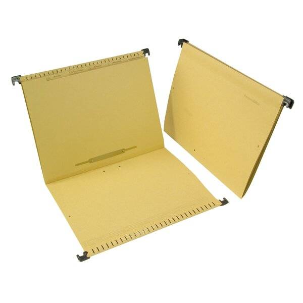 Personalakte - DIN A4 6fach-Register ohne Tasche braun 25er Pack.