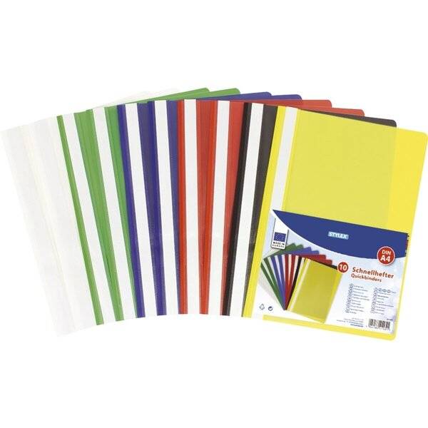Schnellhefter - A4 Plastik sortiert.-0