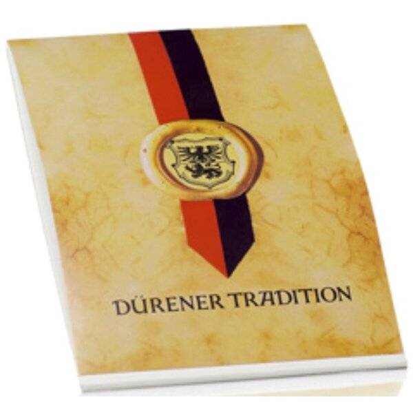 Briefblock Dürener Tradition - A5 50 Blatt weiß satiniert.