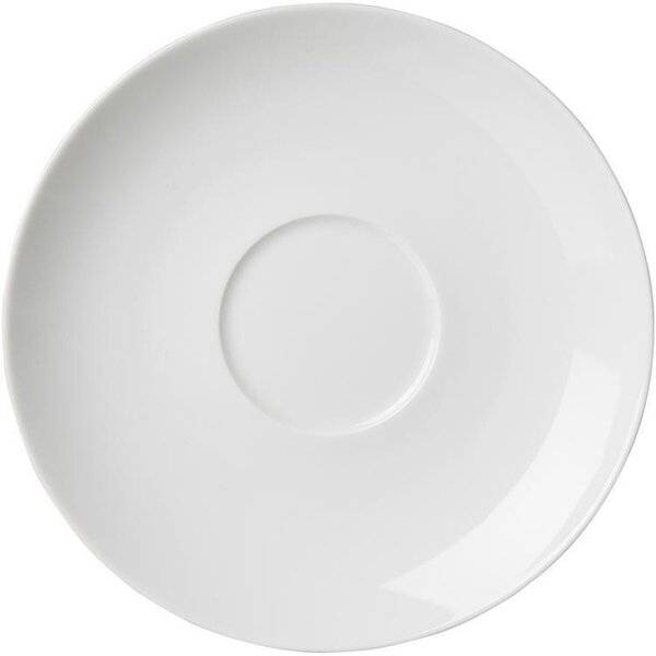 Cappuccinountertasse Bianco - 16 cm Porzellan weiß 4St..-0