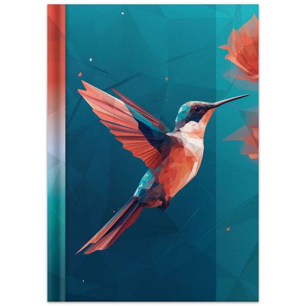 RNK Verlag Notizbuch "Kolibri", DIN A5, kariert