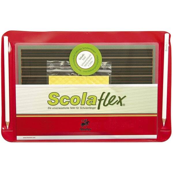 Schülertafel-Set Original Scolaflex L1A Kunststoff 25,9 x 17,7 cm schwarz.