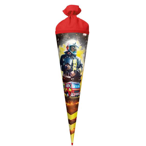 Schultüte Feuerwehrmann - rund 70 cm.-0