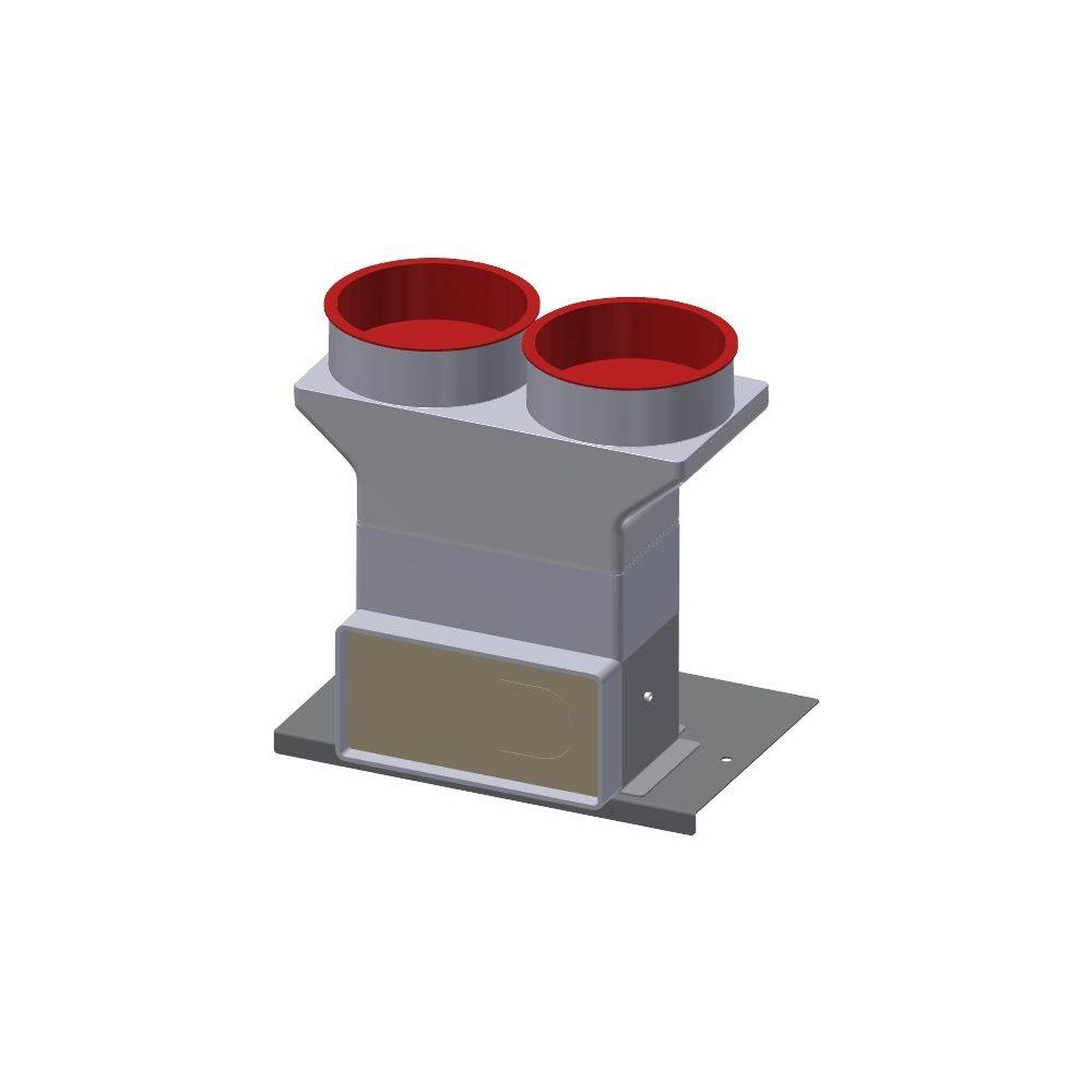 Meltem Adapter Flexrohranschluss M-WRG-MB/FRA75 75mm, für das Montageset-0
