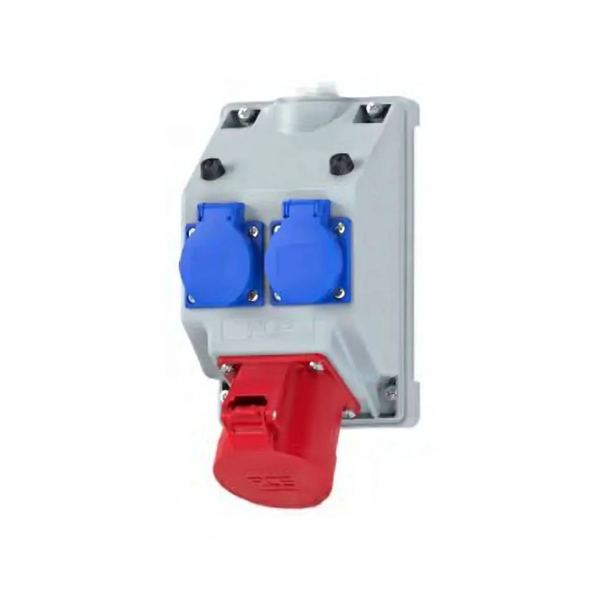 Elso Wandsteckdosenkombination, CEE 32A 5p, 2x SSD nat, IP44, 1 Stk.-0