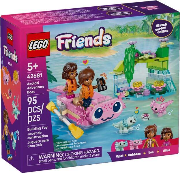 LEGO - 42681 Friends Axolotl-Abenteuerboot-0