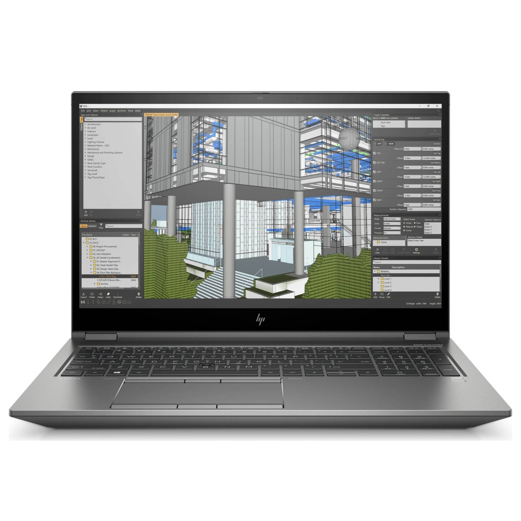 HP ZBook Fury 15 G8 15,6'' Intel Core i7-11850H 32GB RAM 512GB SSD FHD NVIDIA RTX A2000 Win11 Pro-0